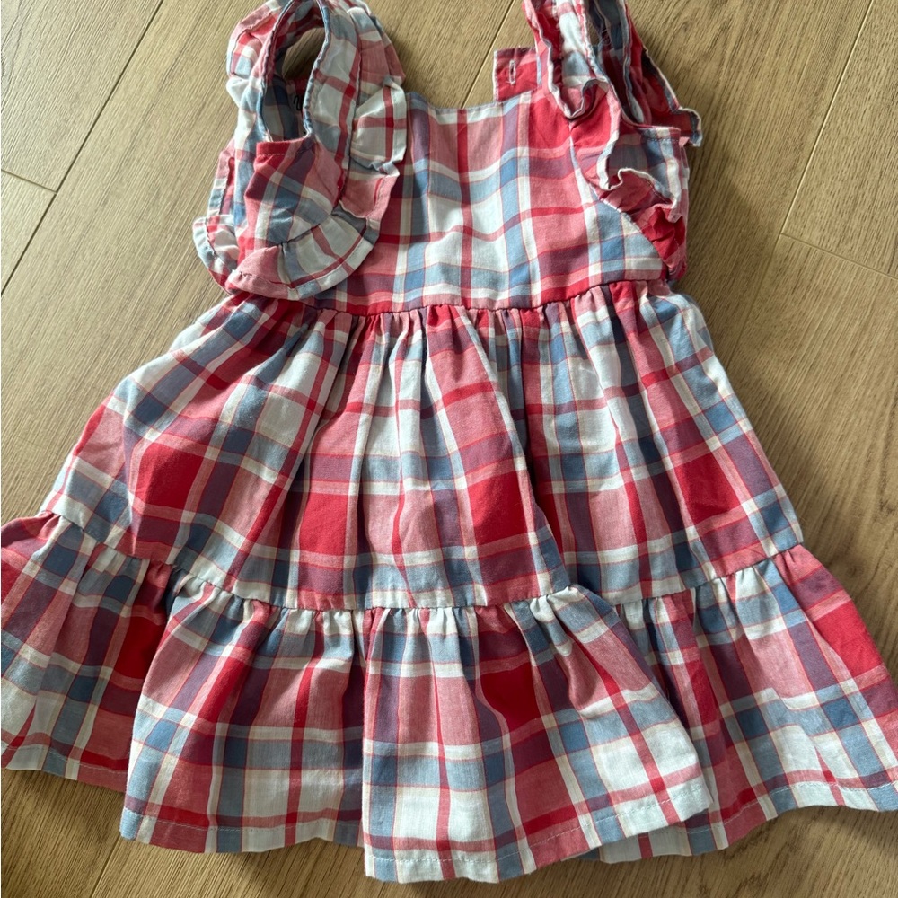 NWOT Wrangler Red and Blue Plaid Dress
